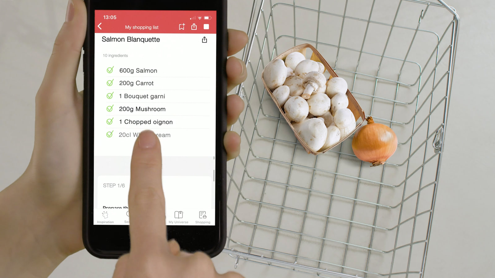 Organize your shopping