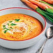 Creamy butternut pumpkin soup